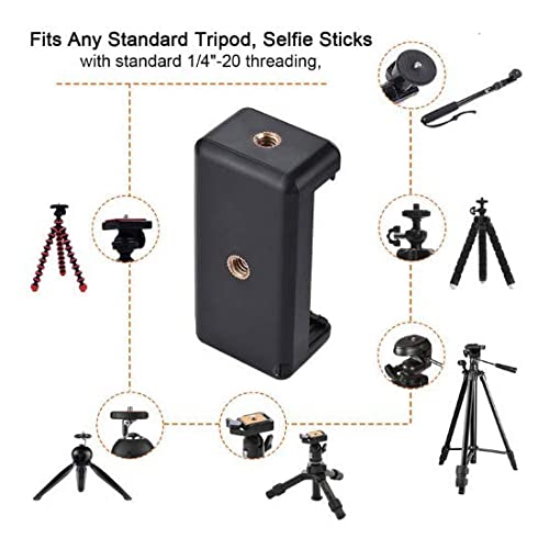 Tripod Mount Phone Tablet Holder Clip