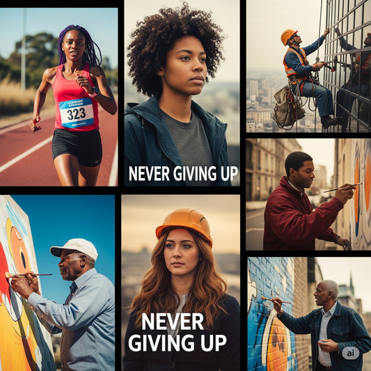 Never give up