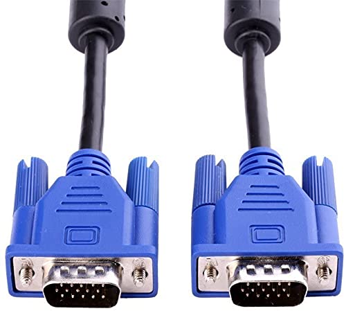 Double-Shielded VGA Cable HD15 Male to Male for PC Monitor/TV