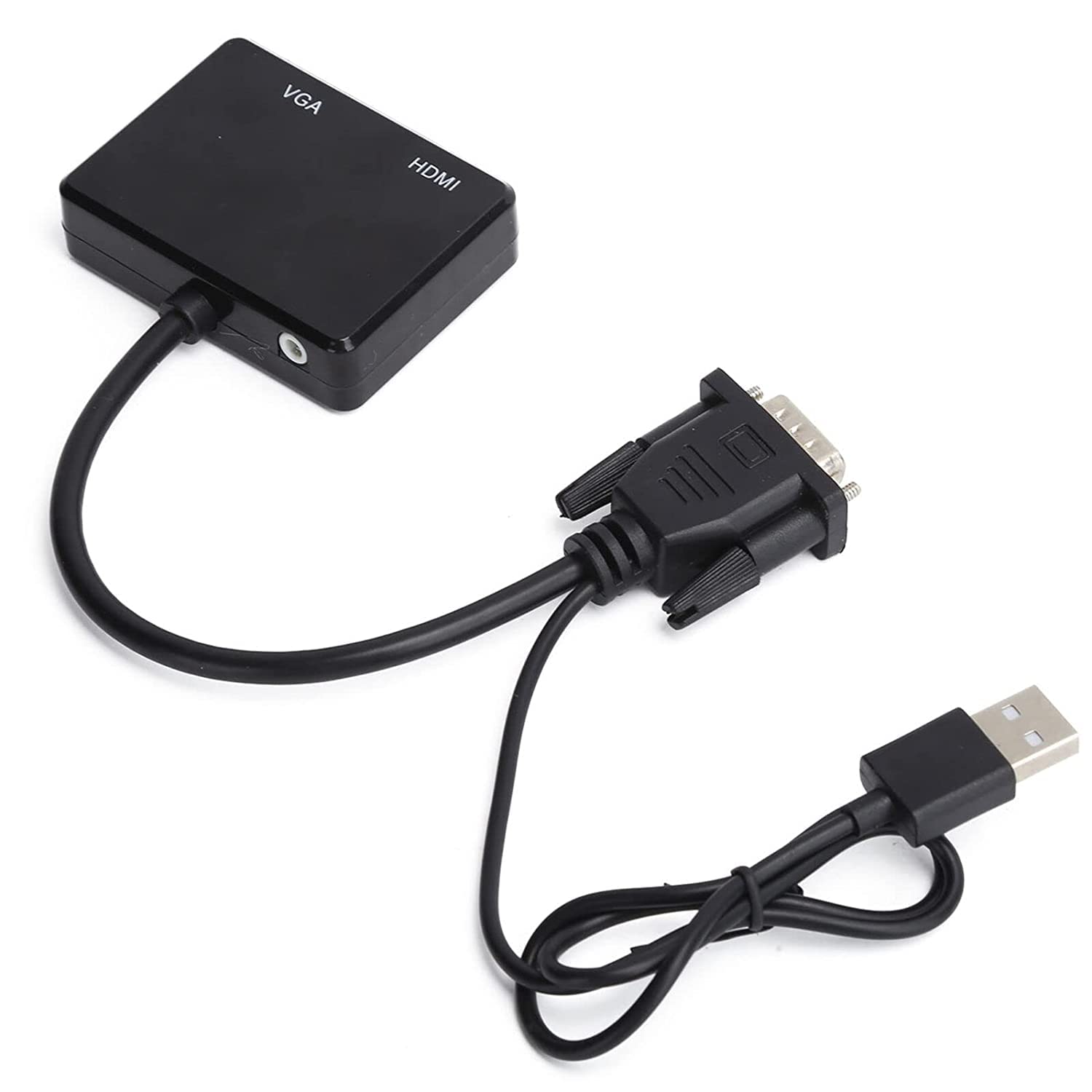 1080p VGA to HDMI Converter with Audio & USB Power - Connect Old PC to New TV / Monitor