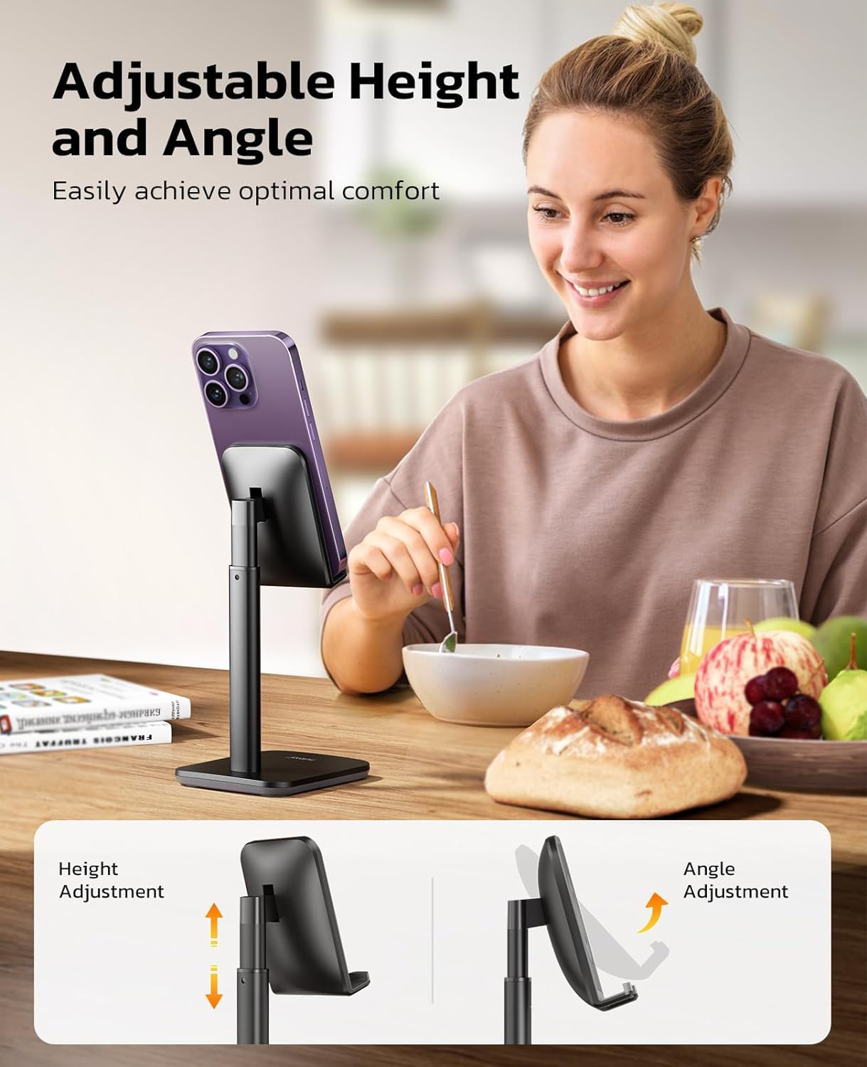 Mobile Stand For Desktop, Desktop Mobile Stand