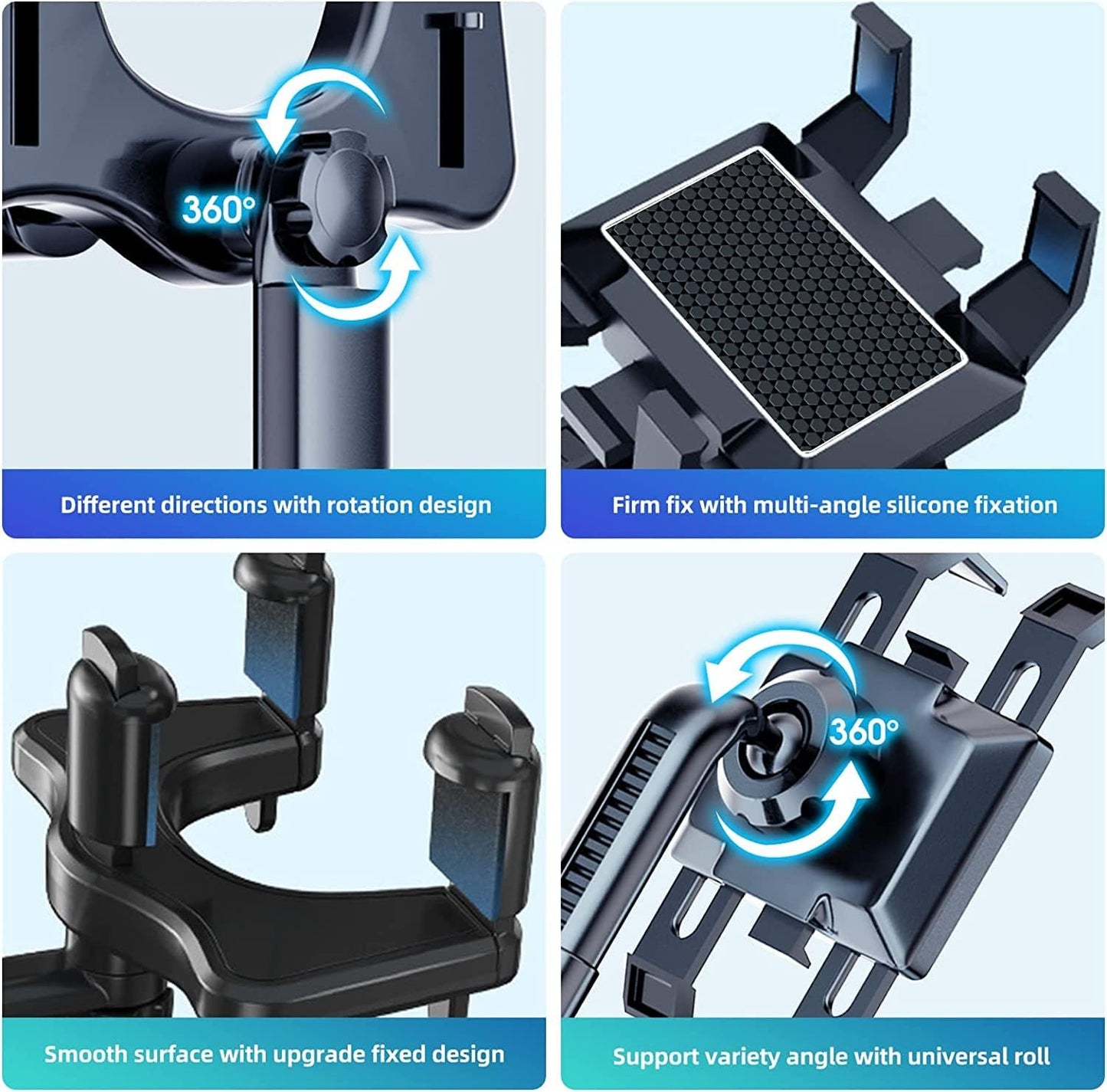 Rotatable and Retractable Car Phone Holder Multi functional