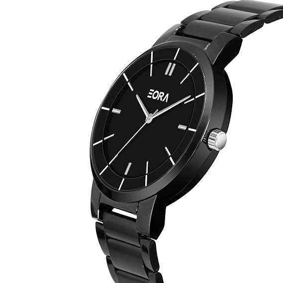 EORA Le Classic Night Black - Stainless Steel Belt
