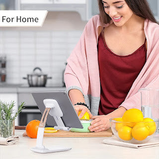 Adjustable & Foldable Cell Phone Tablet Stand Anti Slip Foldable Mobile Holder