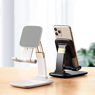 Adjustable & Foldable Cell Phone Tablet Stand Anti Slip Foldable Mobile Holder