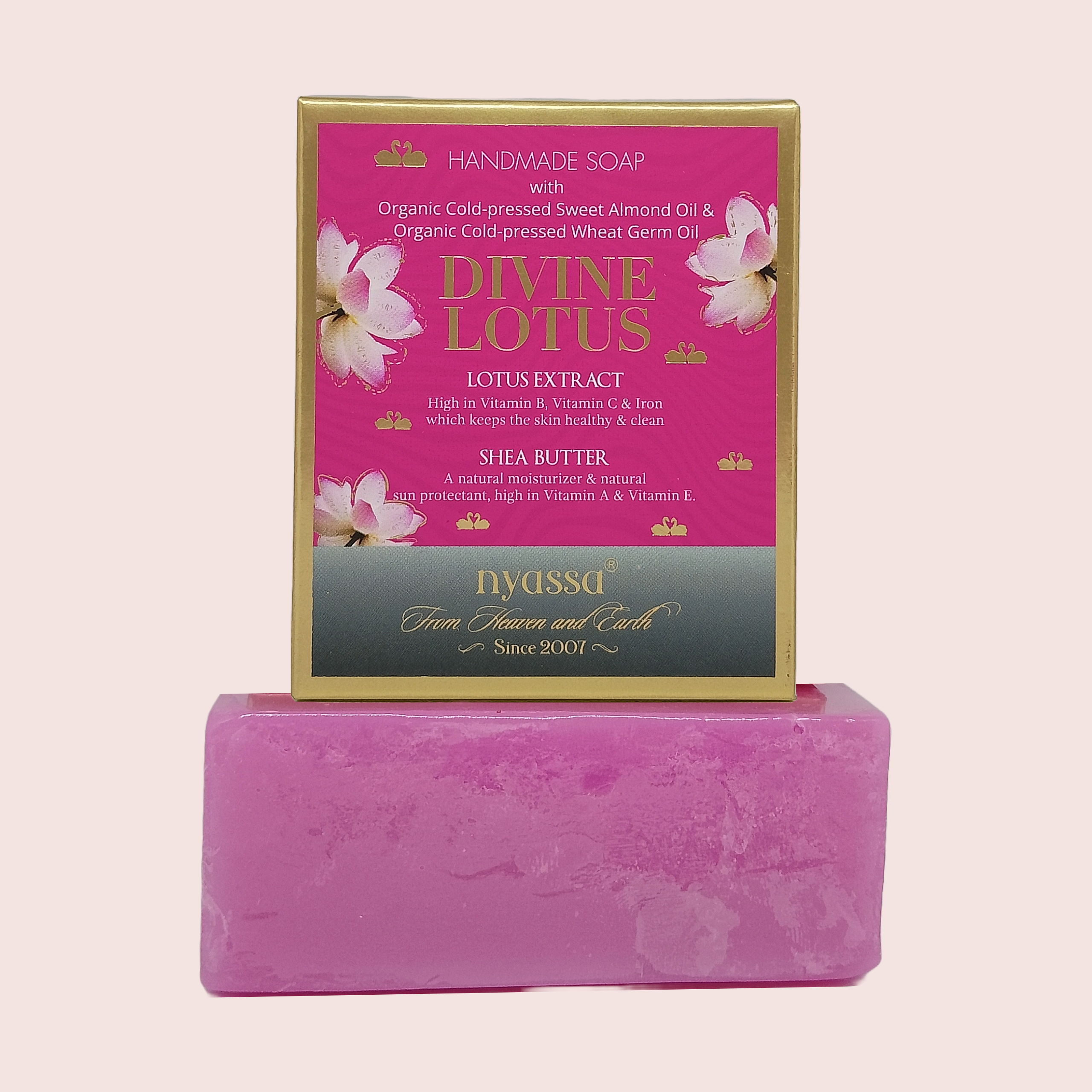 Divine Lotus Handmade Soap 150gm
