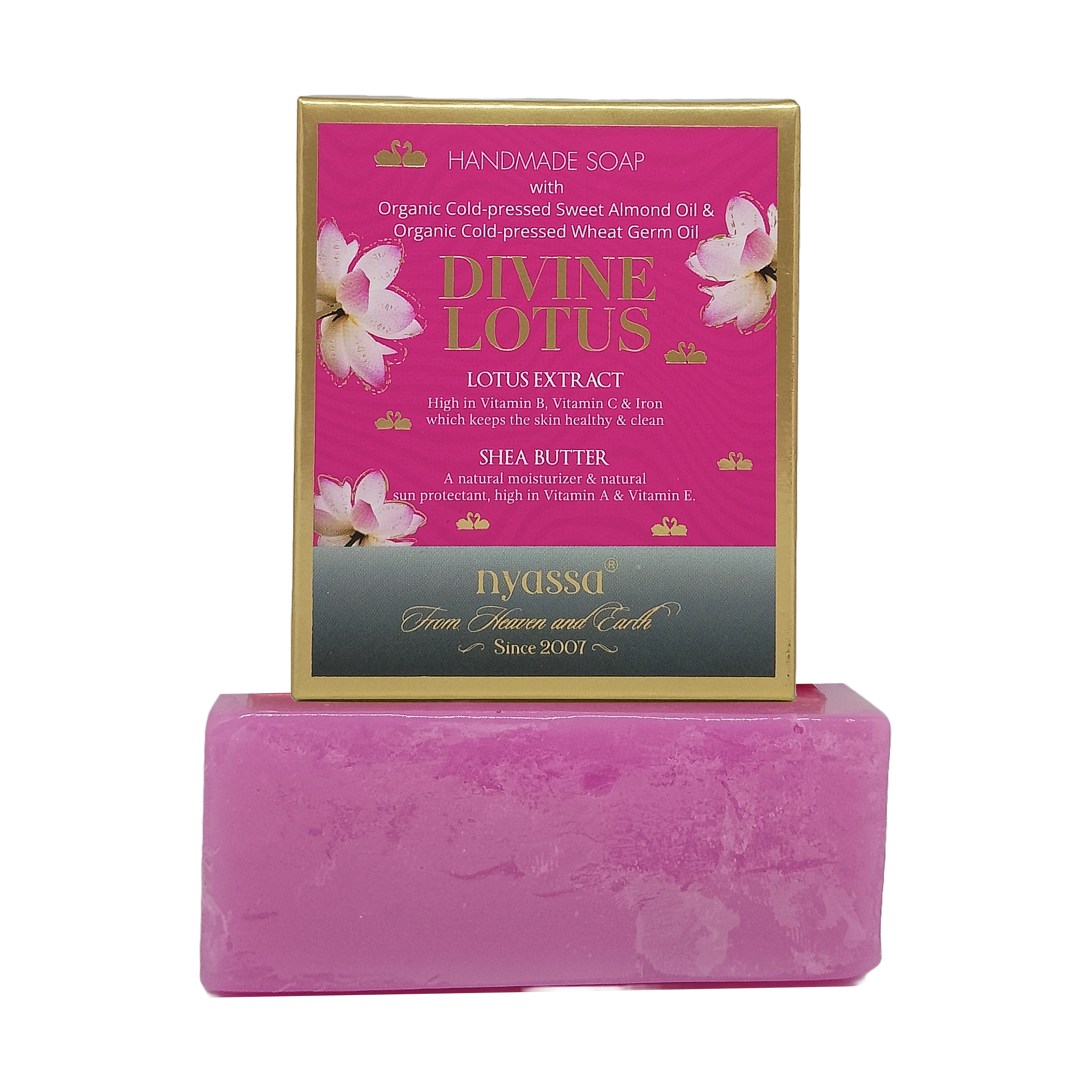 Divine Lotus Handmade Soap 150gm