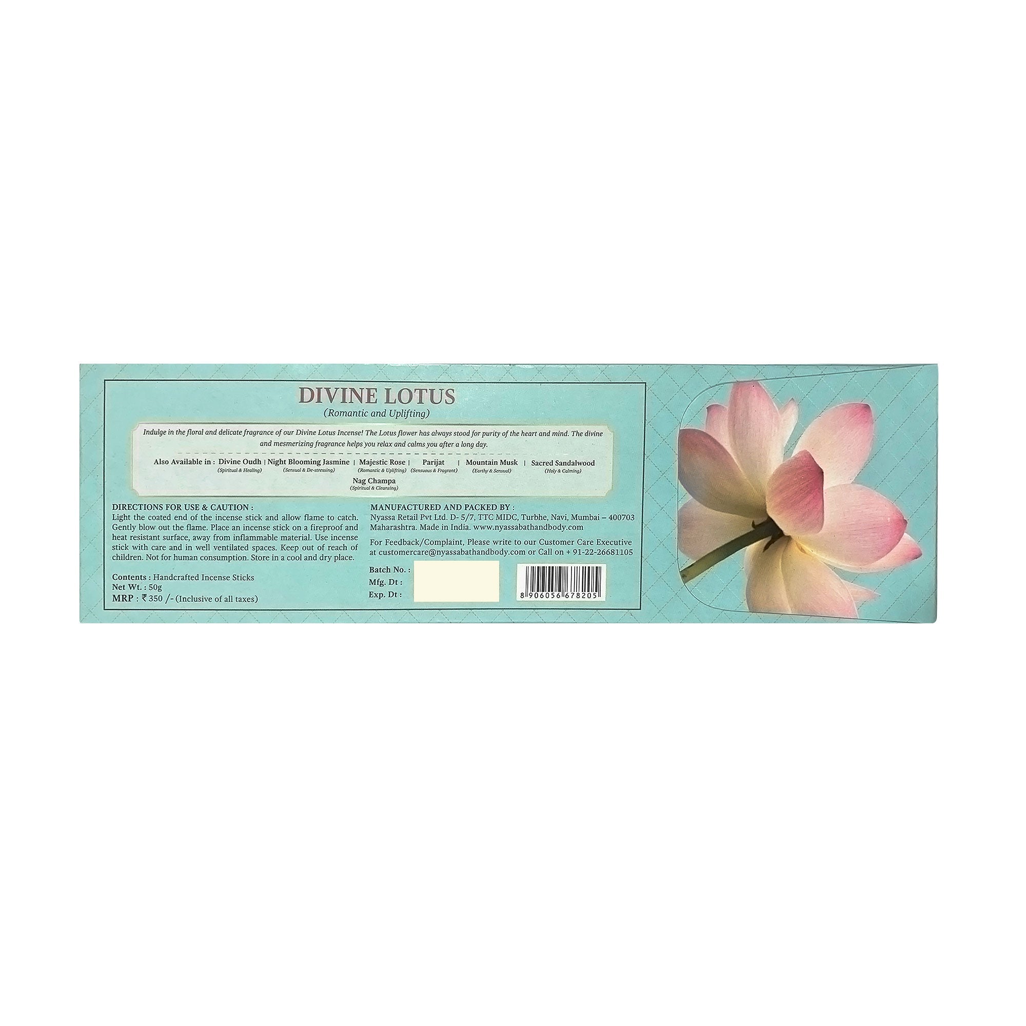 Divine Lotus Incense Stick (Romantic and Uplifting)