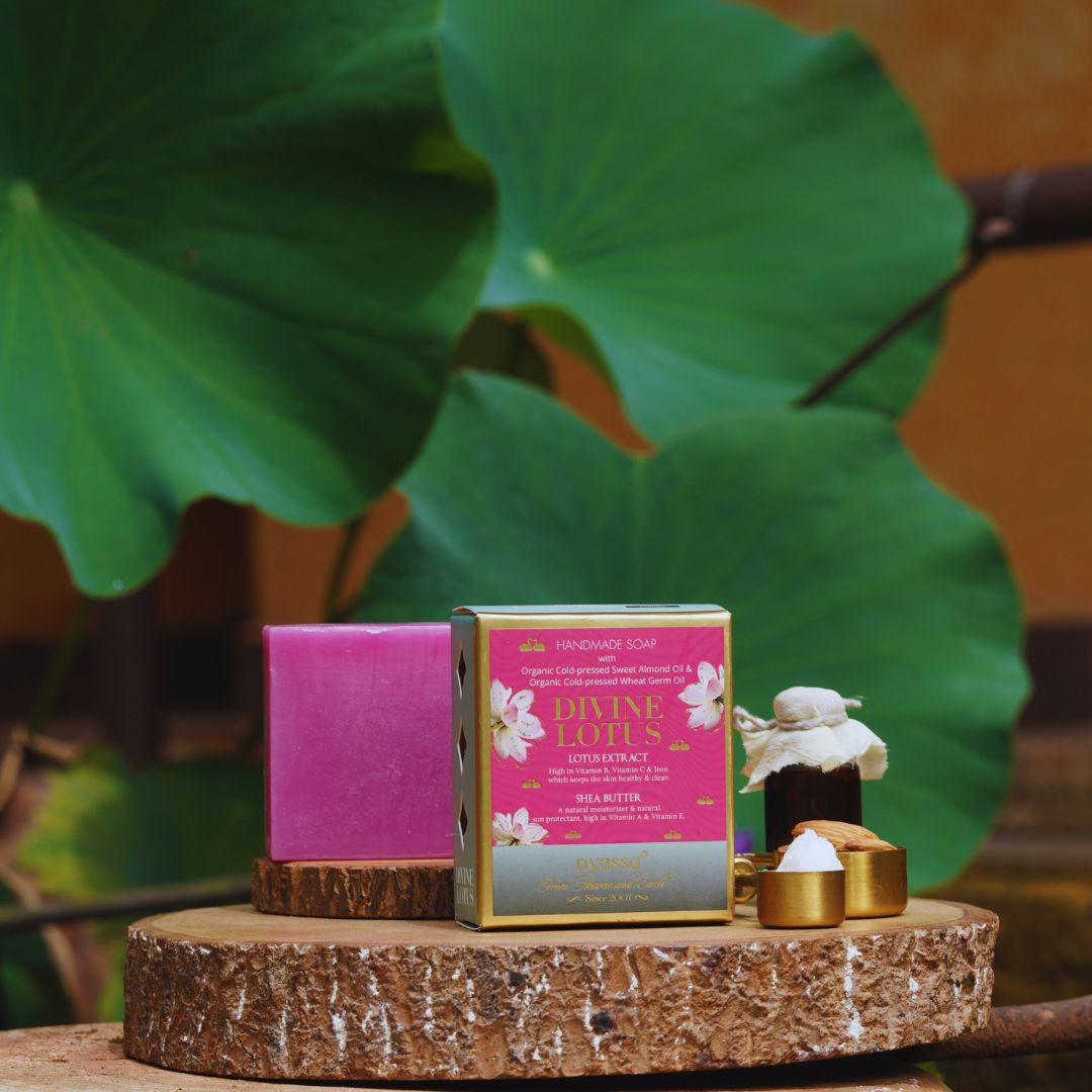 Divine Lotus Handmade Soap 150gm