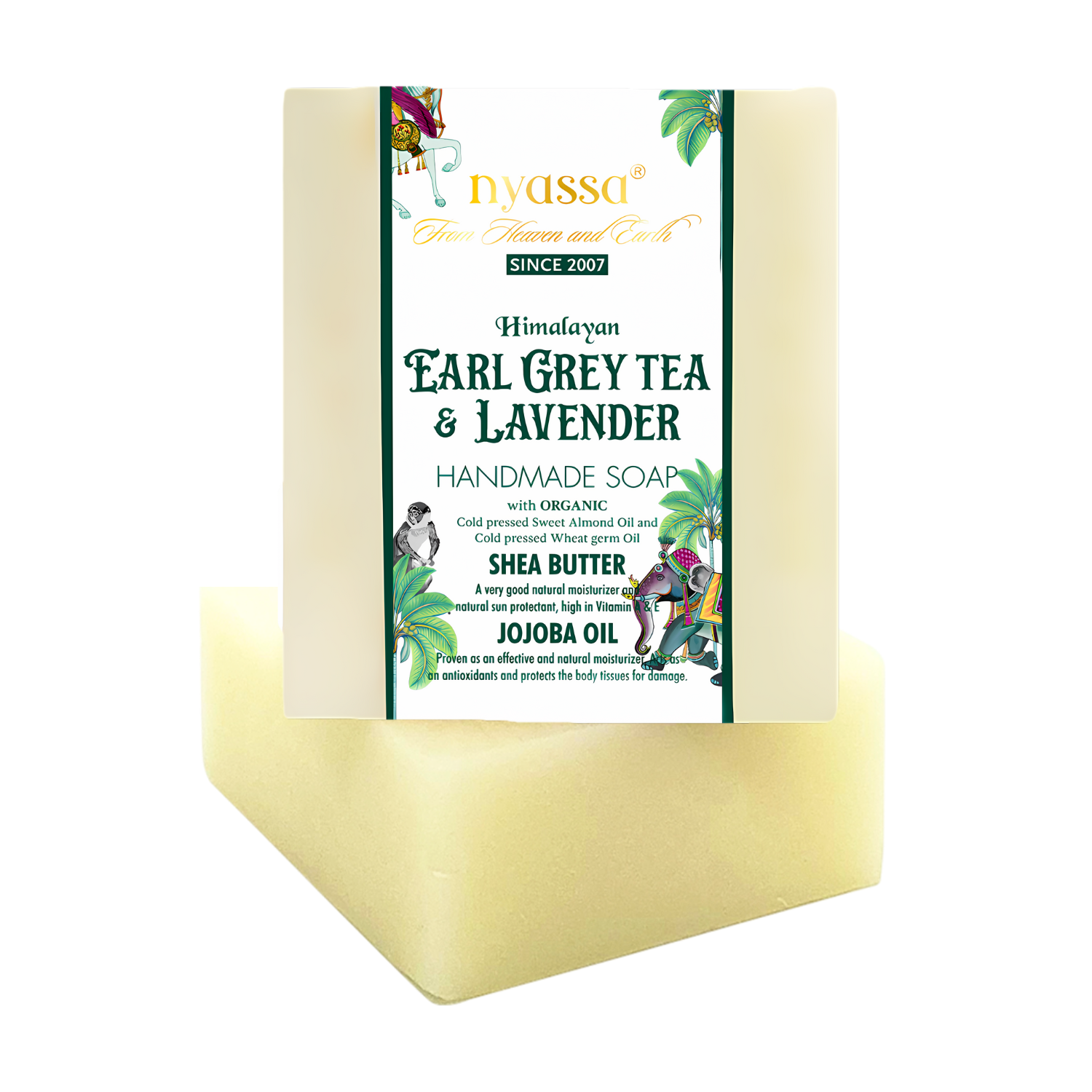 Earl Grey Tea & Lavender Handmade Natural Bathing Soap 150gm