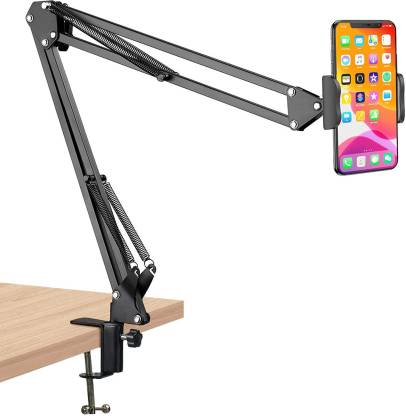 Universal Adjustable Tablet & Phone Holder Stand - Desk and Bed Clamp Mount