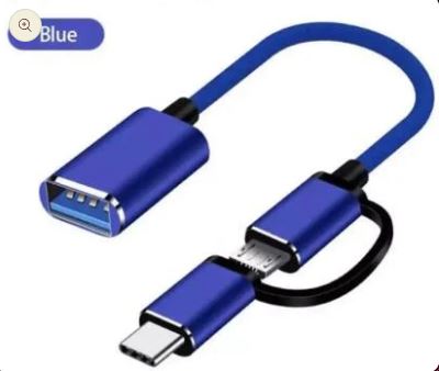 durReey Micro USB, USB Type C, USB OTG Adapter (Pack of 1)