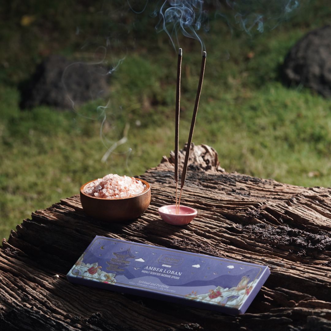 Amber Loban Highly Scented Incense Sticks (Spiritual and Purifying)