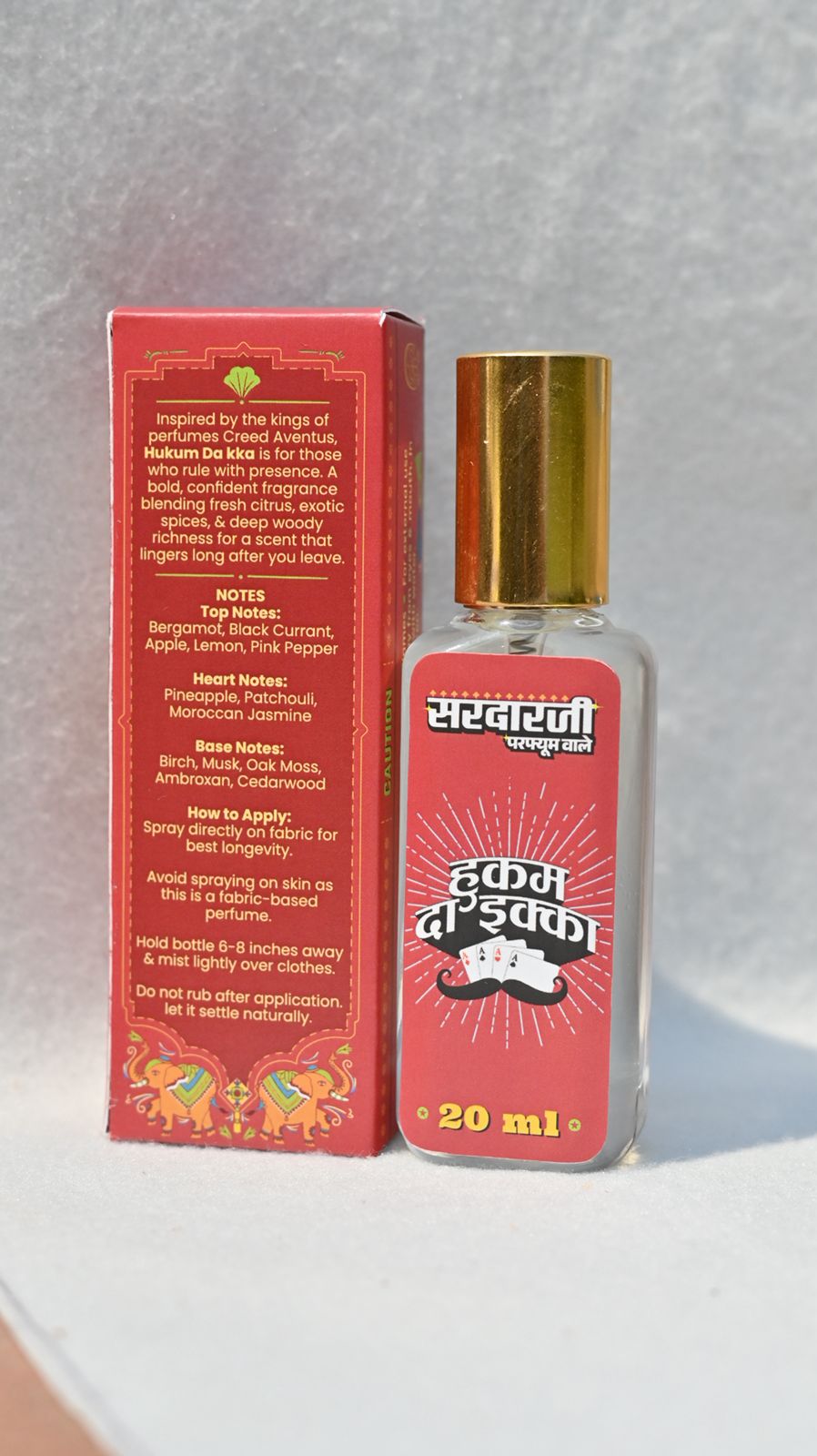 Hukam Da Ikka 20ml - Inspired by Creed Aventus, Perfume For men, Sardarji perfume wale, Men's Perfume In India