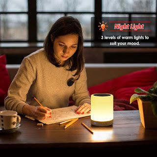 Smart Colour Changing Touch Mode Portable Bluetooth Speaker with Smart Colour Changing Touch Mode Night Lamp