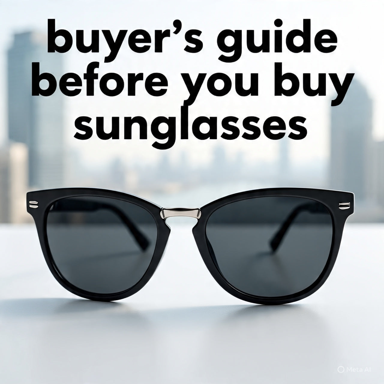 Buying Guides before you buy Sunglasses 