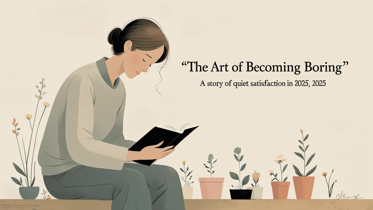 The Art of Becoming Boring