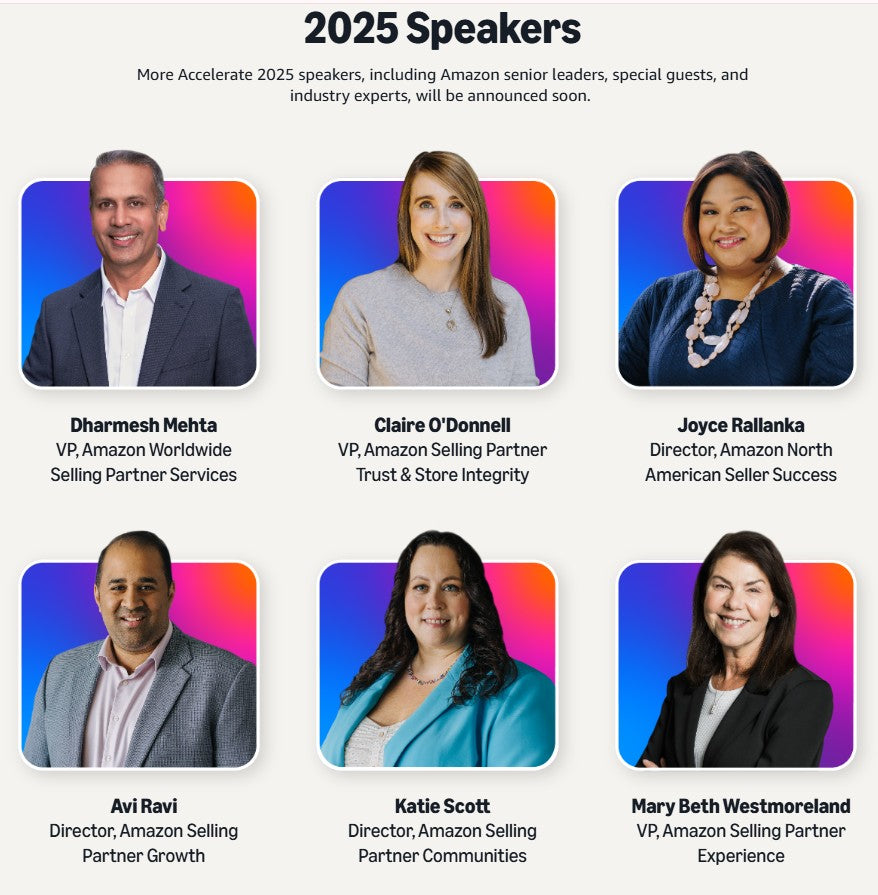Amazon Accelerate 2025, Speakers