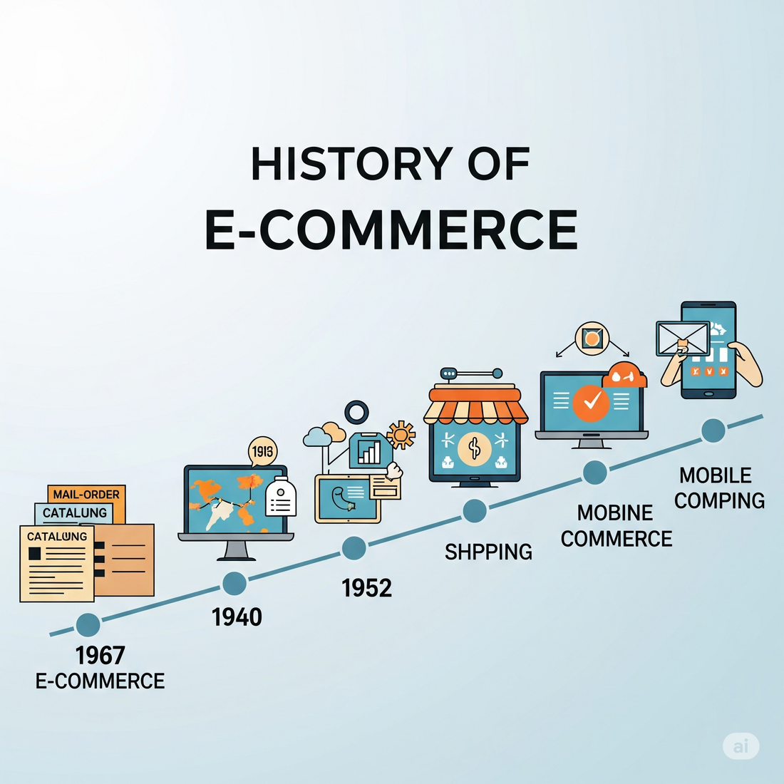 History of E-commerce Origins: From EDI to Modern Online Shopping, durReey, Stay Updated