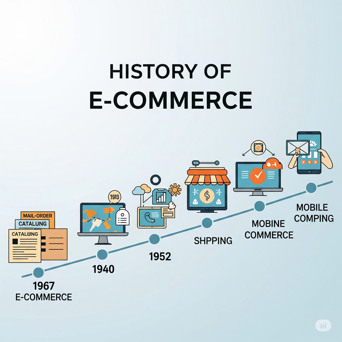 History of E-commerce Origins: From EDI to Modern Online Shopping, durReey, Stay Updated