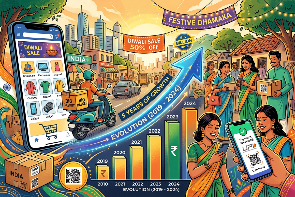 Indian E-commerce in the Last 5 Years