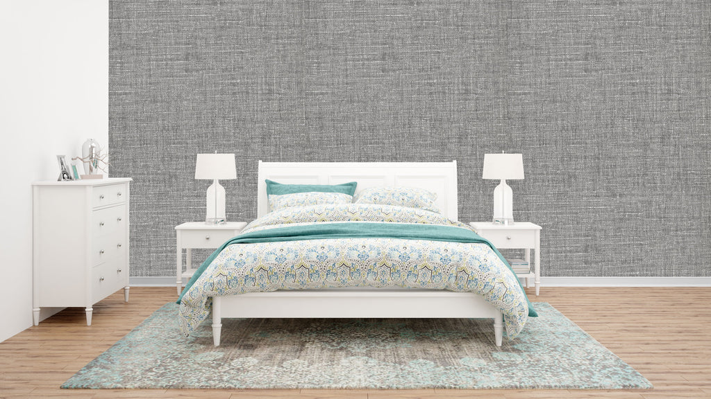 Elegant Light Grey Cross-Hatch Wallpaper for Contemporary Interiors