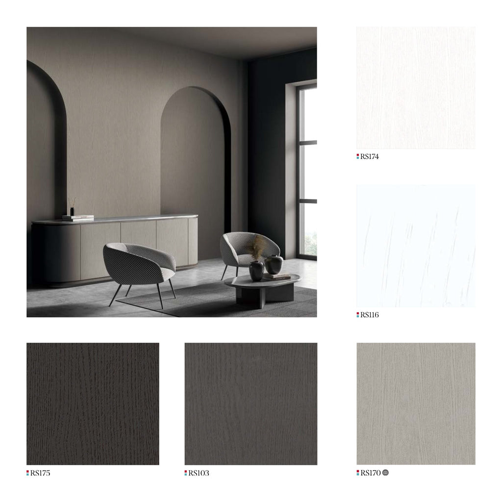 Sophisticated Interior Design with Archways & Modern Furniture, showcasing Neutral Wood Finishes.