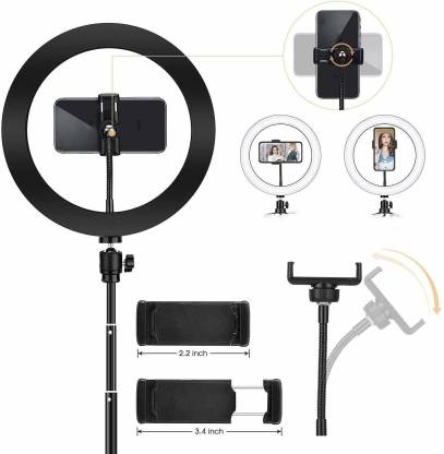 Panel Ring Light, 10 inch LED ring light, Ring light with stand, Video shoot ring light, LED ring light for video..