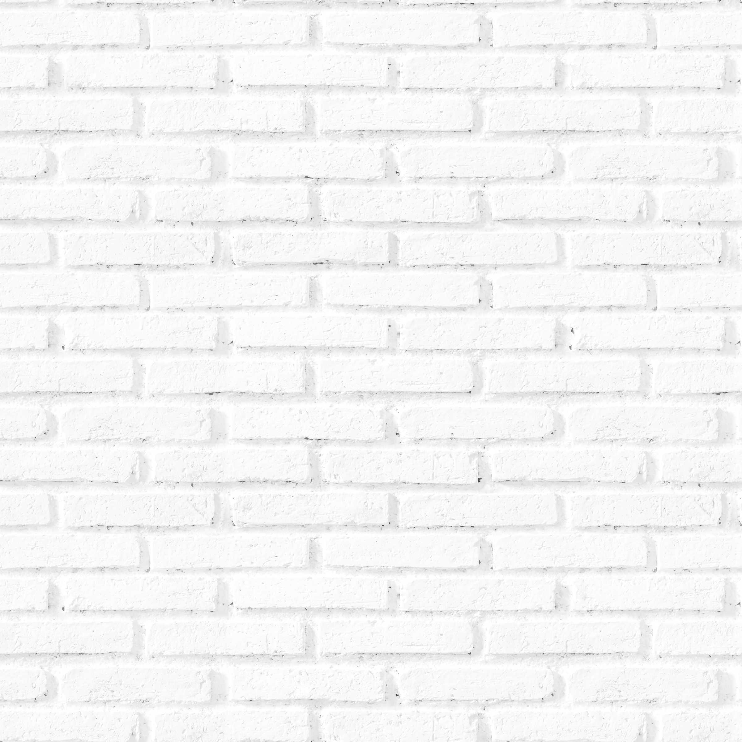 A wallpaper with a white brick pattern.