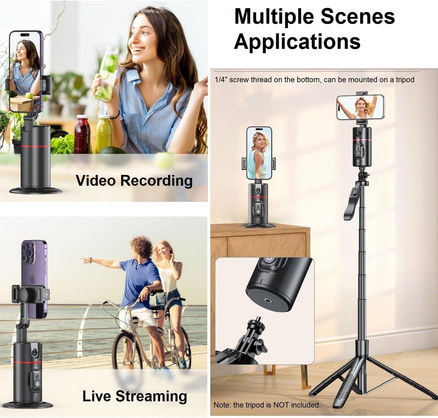 L16 Selfie Stick Aluminum Tripod Stand with Remote