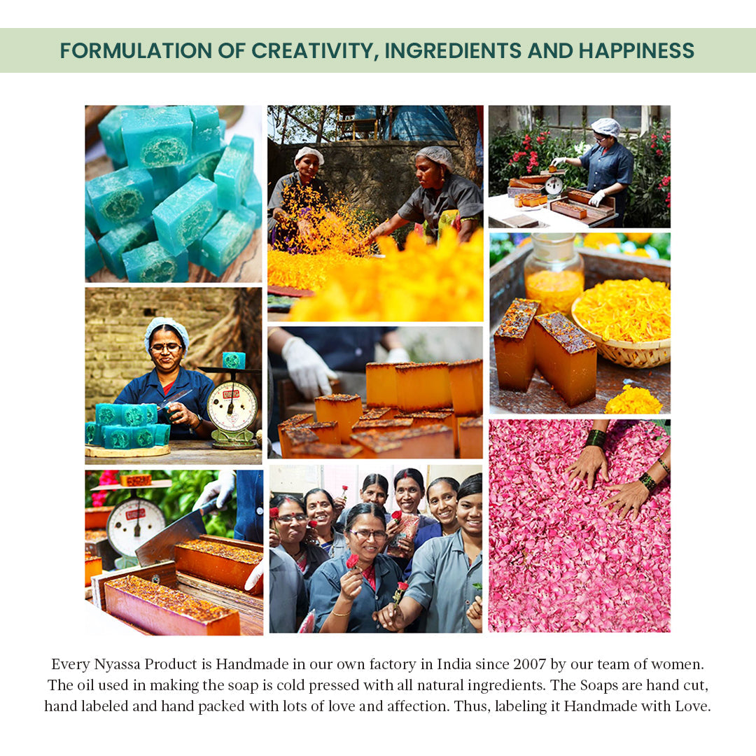 Nyassa Scented Serenity Wooden Gift Set 6 pcs