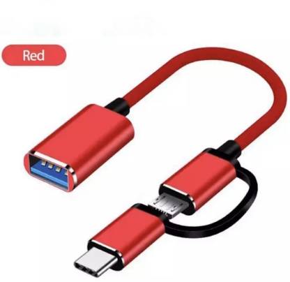 durReey Micro USB, USB Type C, USB OTG Adapter (Pack of 1)