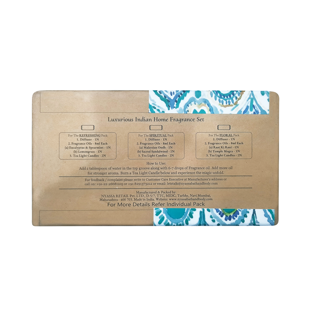 Refreshing Luxurious Indian Home Fragrance Set