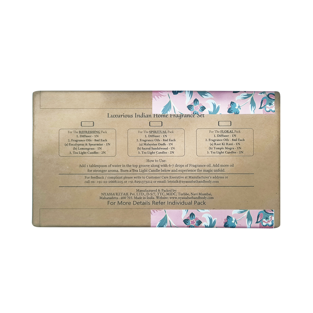 Floral Luxurious Indian Home Fragrance Set