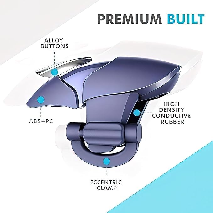 Blue car air freshener with labeled components on a white background