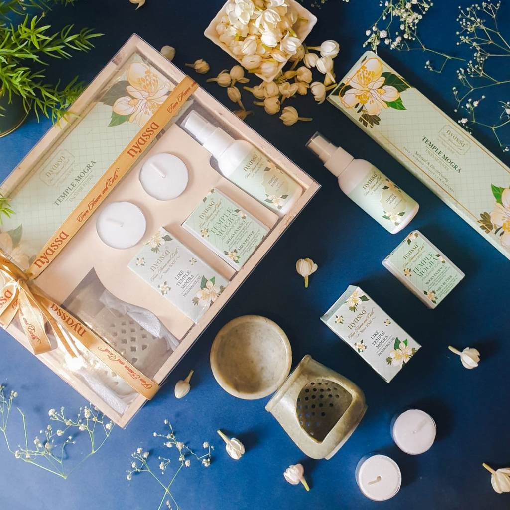 Temple Mogra Luxury Festive Collection Gift set - Nyassa