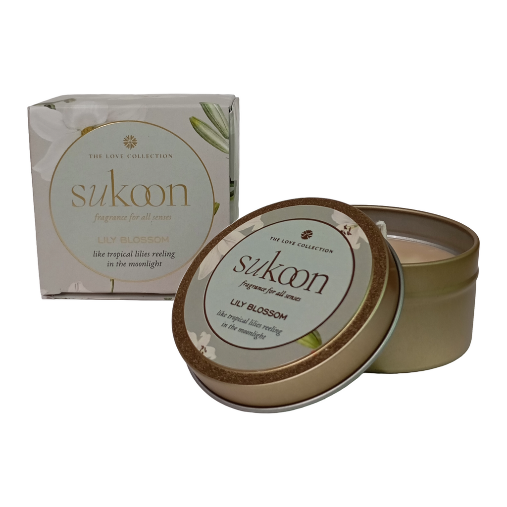 Lily Blossom Scented Candle | Lilies Floral Fragrance 80gm