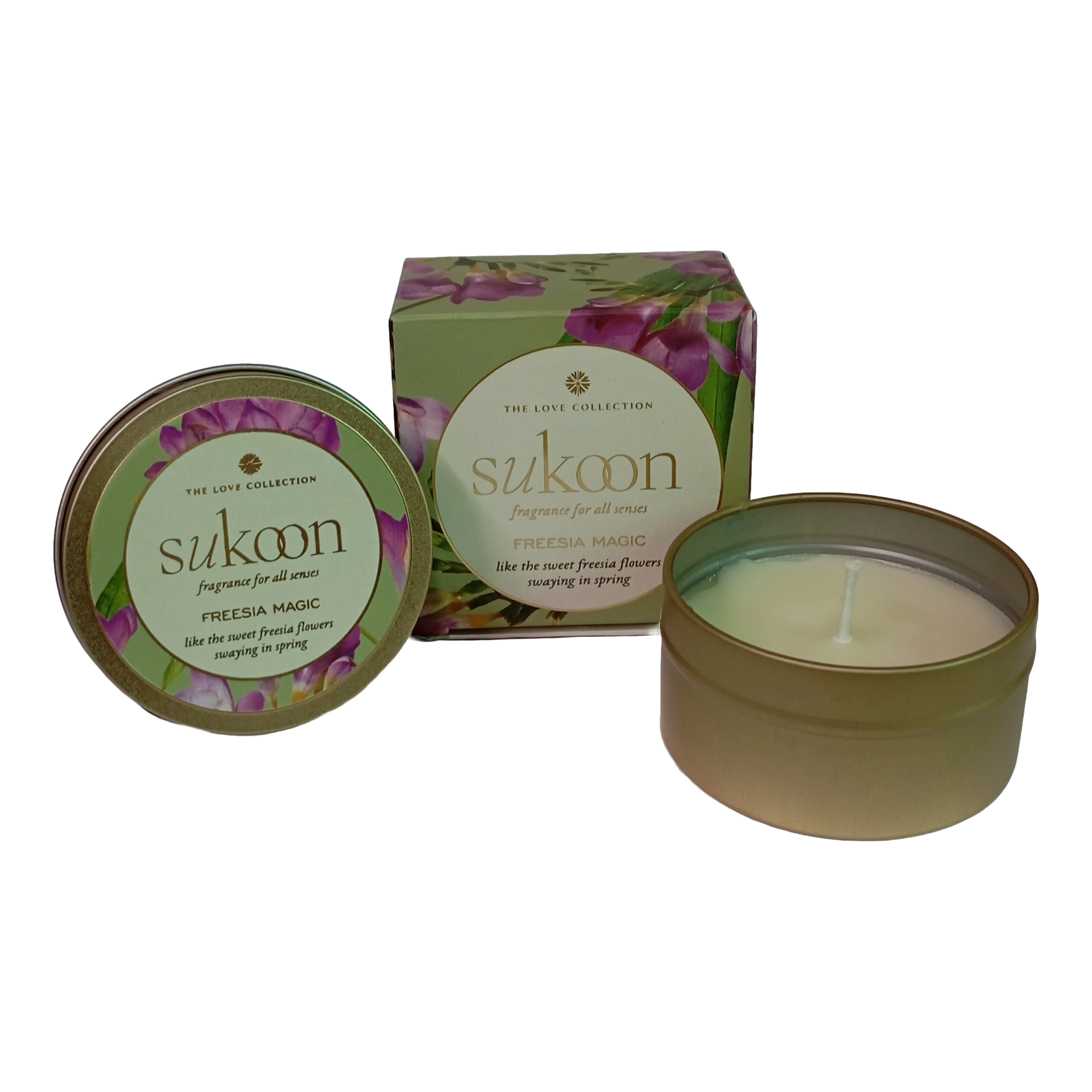 Freesia Magic Scented Candle | Freesia Flowers Floral Fragrance 80gm