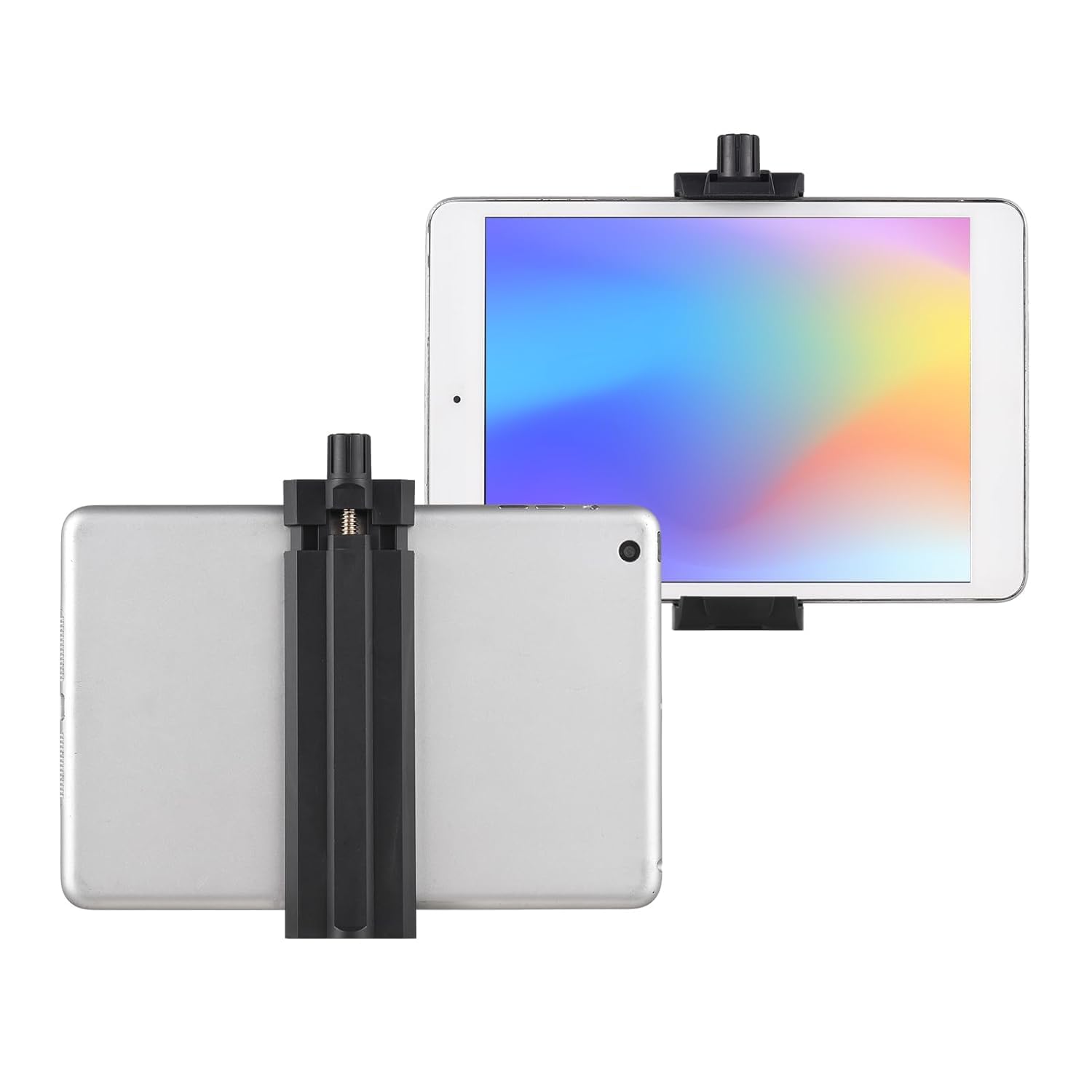 Tablet with a stylus and screen protector on a white background