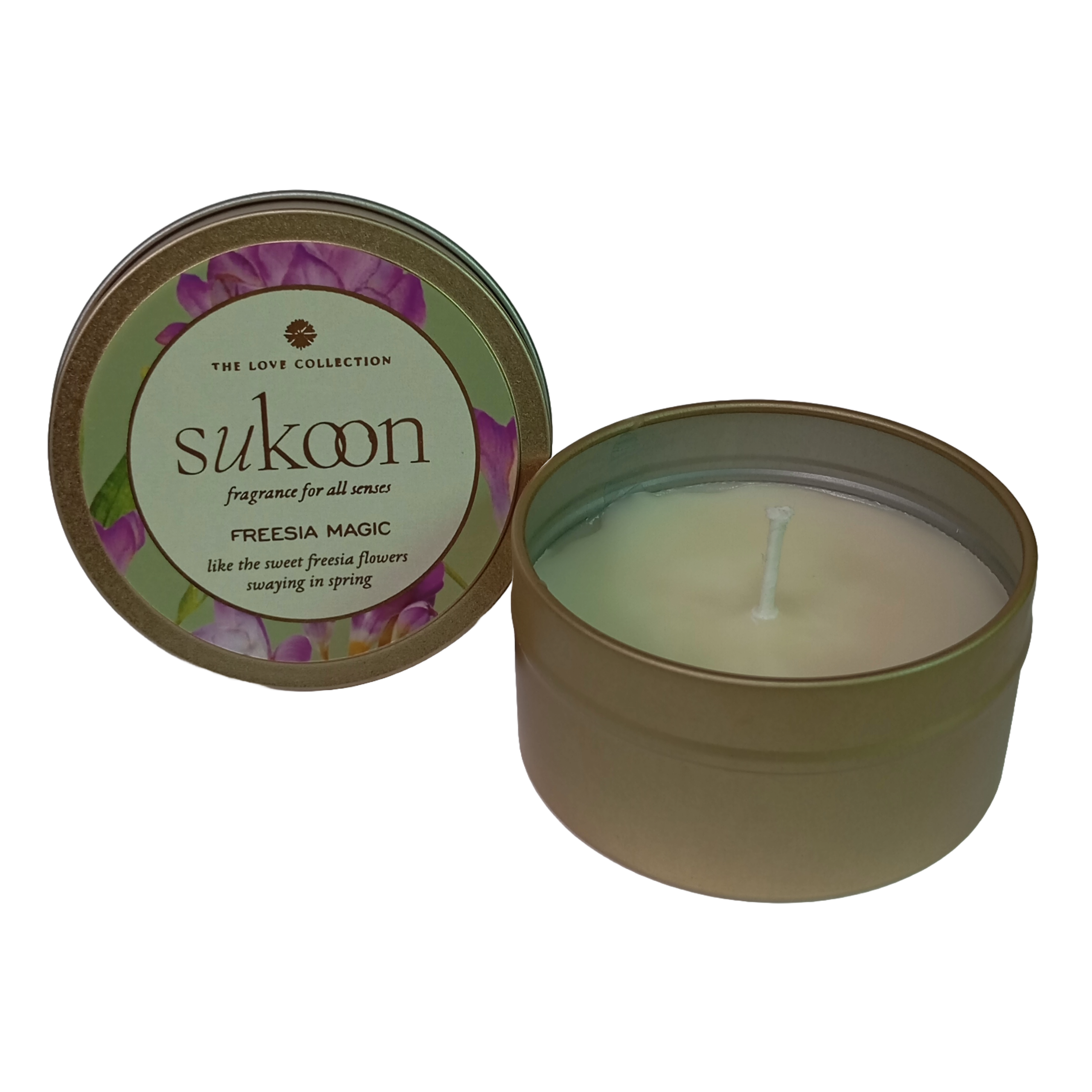 Freesia Magic Scented Candle | Freesia Flowers Floral Fragrance 80gm