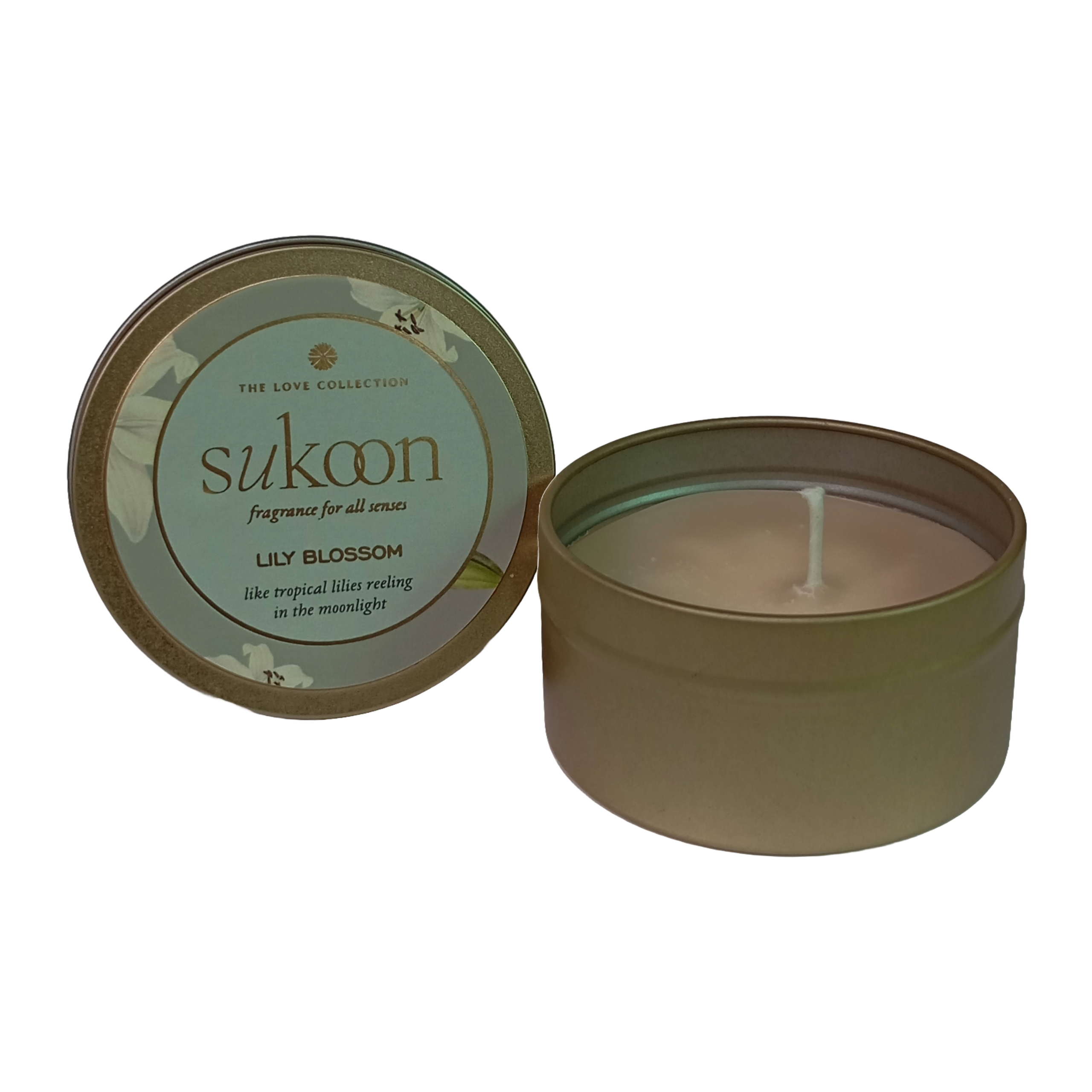 Lily Blossom Scented Candle | Lilies Floral Fragrance 80gm