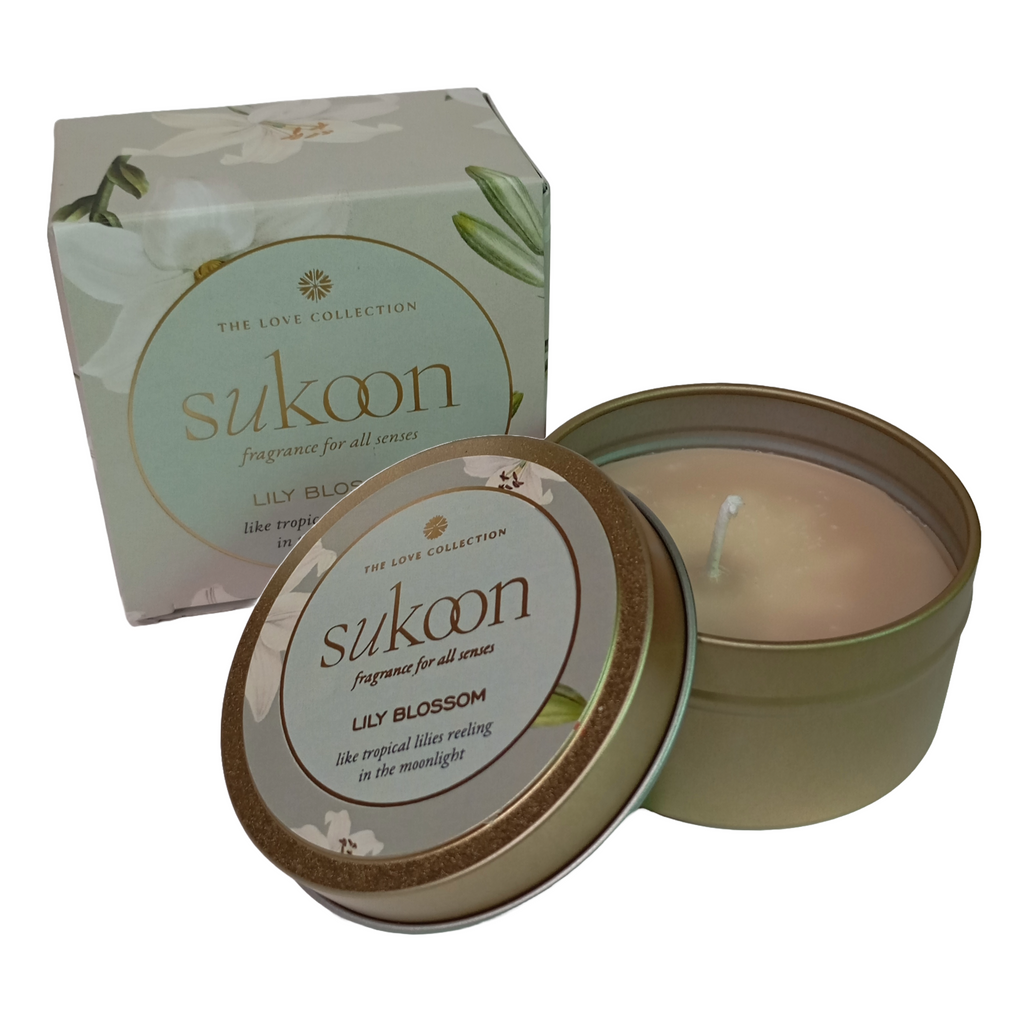 Lily Blossom Scented Candle | Lilies Floral Fragrance 80gm