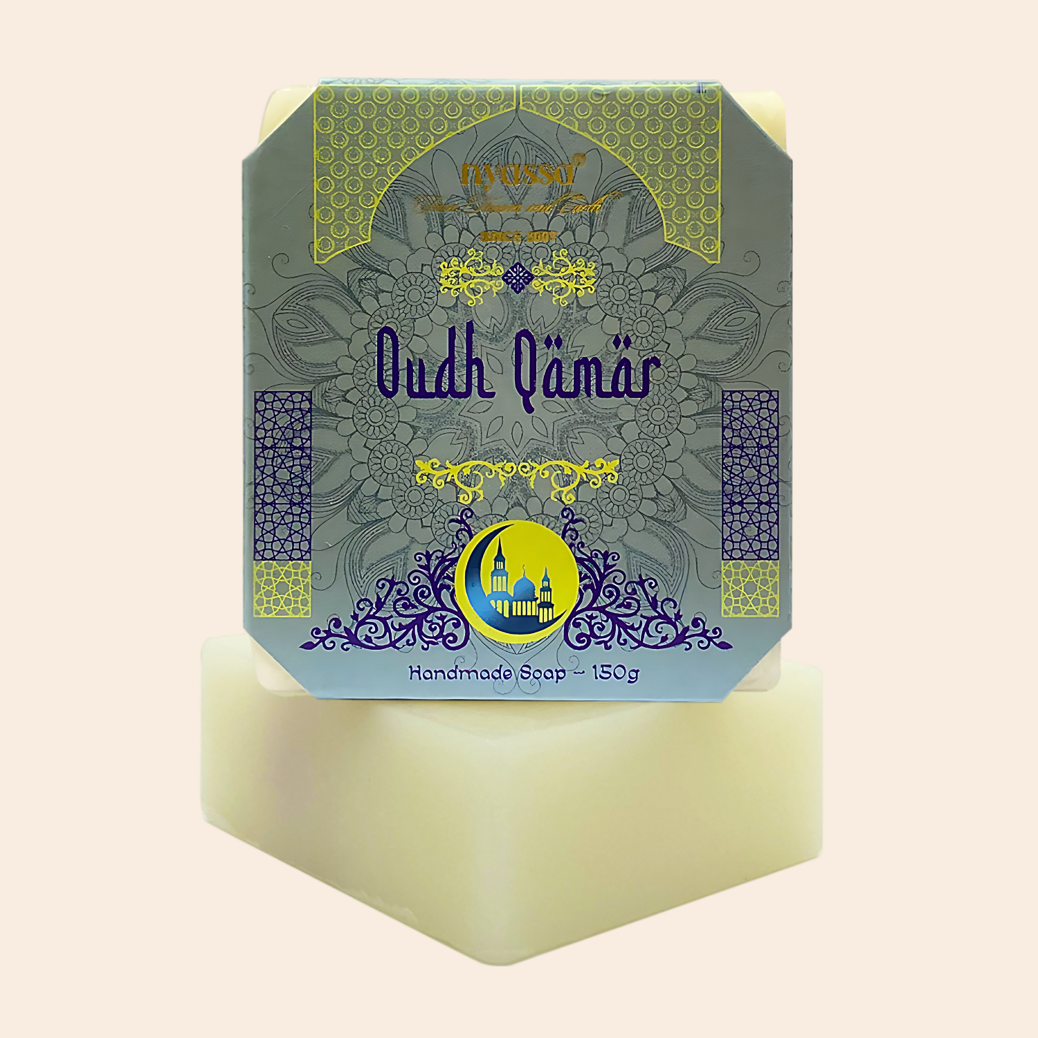Oudh Qamar Handmade Soap 150gm
