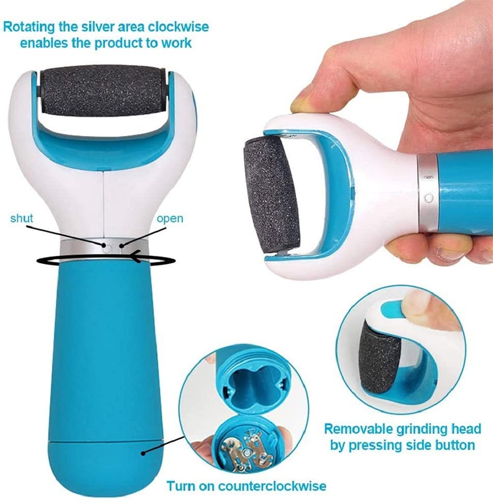 callus remover, electric callus remover, battery operated callus remover, dead skin remover, duRreey, duRreey callus remover