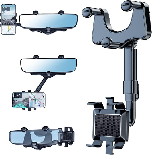 Rotatable and Retractable Car Phone Holder Multi functional 