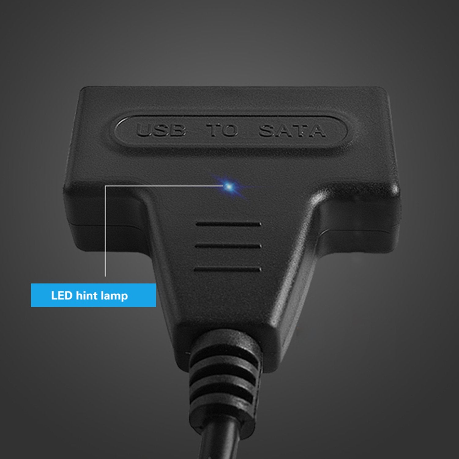 USB 2.0 to SATA Adapter for 2.5" HDD/SSD - 7+15 Pin Cable