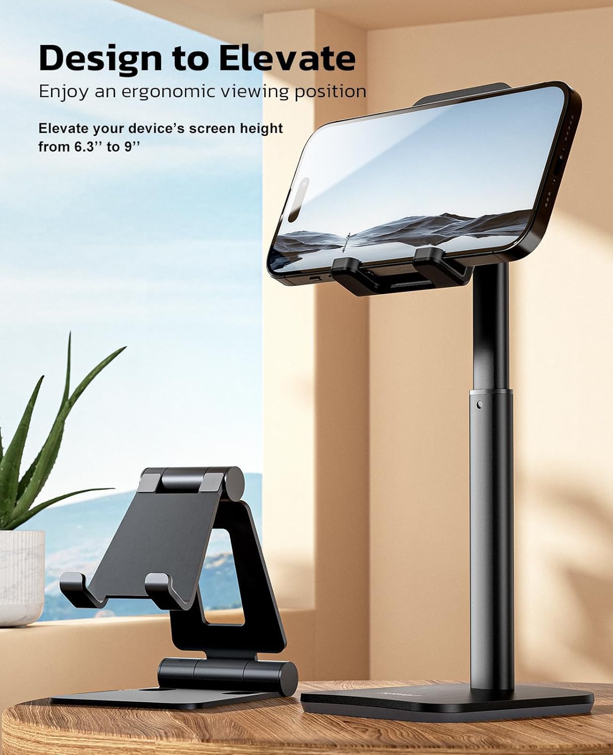 Mobile Stand For Desktop, Desktop Mobile Stand