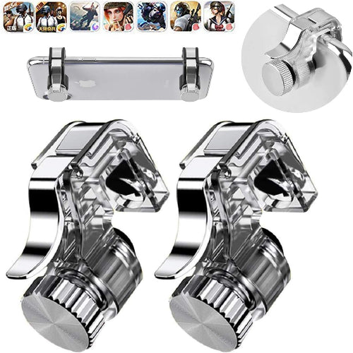 durReey Controller Trigger Aim Key L1 R1 Shooting Fit for Call of Duty COD, PUBG, Knives Out, for Survival Rules, for Survivor Royale, for Critical Ops, etc. (R11)