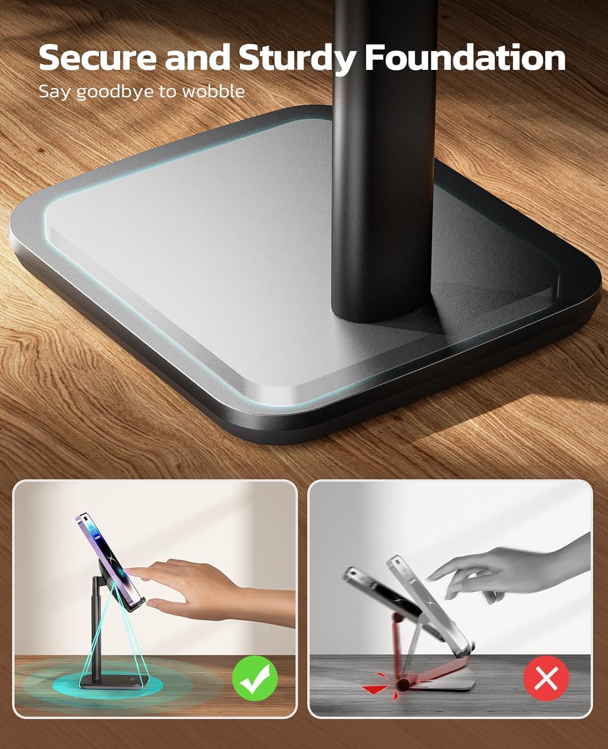 Mobile Stand For Desktop, Desktop Mobile Stand