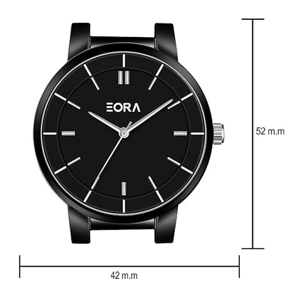 EORA Le Classic Night Black - Stainless Steel Belt